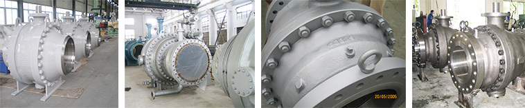 2-PC and 3-PC Body Cast Steel Trunnion Mounted Ball Valves