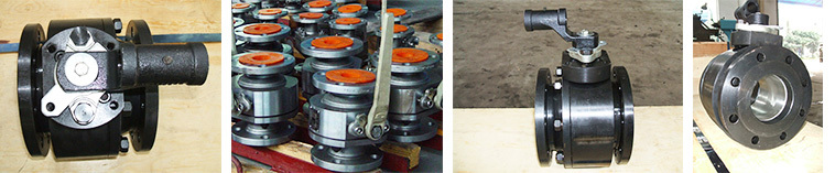 2-PC Body Forged Steel Floating Ball Valve