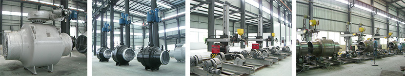 Fully Welded Body Forged Steel Trunnion Mounted Ball Valve