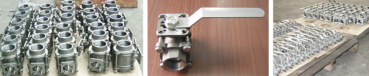 1-PC, 2-PC & 3-PC Mini-Sizes Floating Ball Valves
