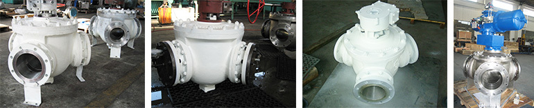 Y Pattern Diverter 3 Way Trunnion Mounted Ball Valves